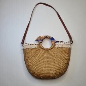Sam Edelman Straw Tote Handbag